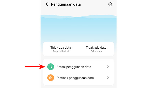 Buka Batasi Penggunaan Data