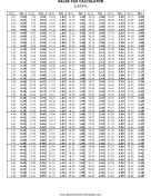 Tax Schedules Templates Tax Schedules Templates