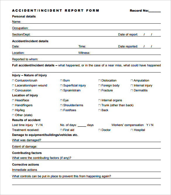 incident report form template Tier.brianhenry.co incident report form template Tier.brianhenry.co