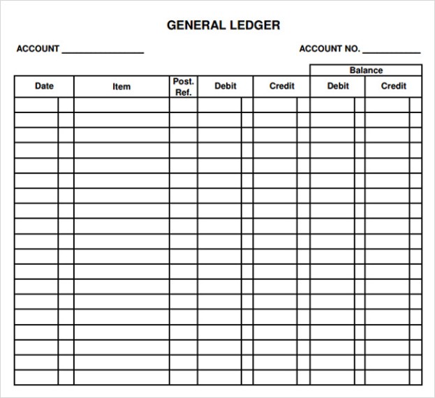 T Account Ledger Template For Excel T Account Ledger Template For Excel
