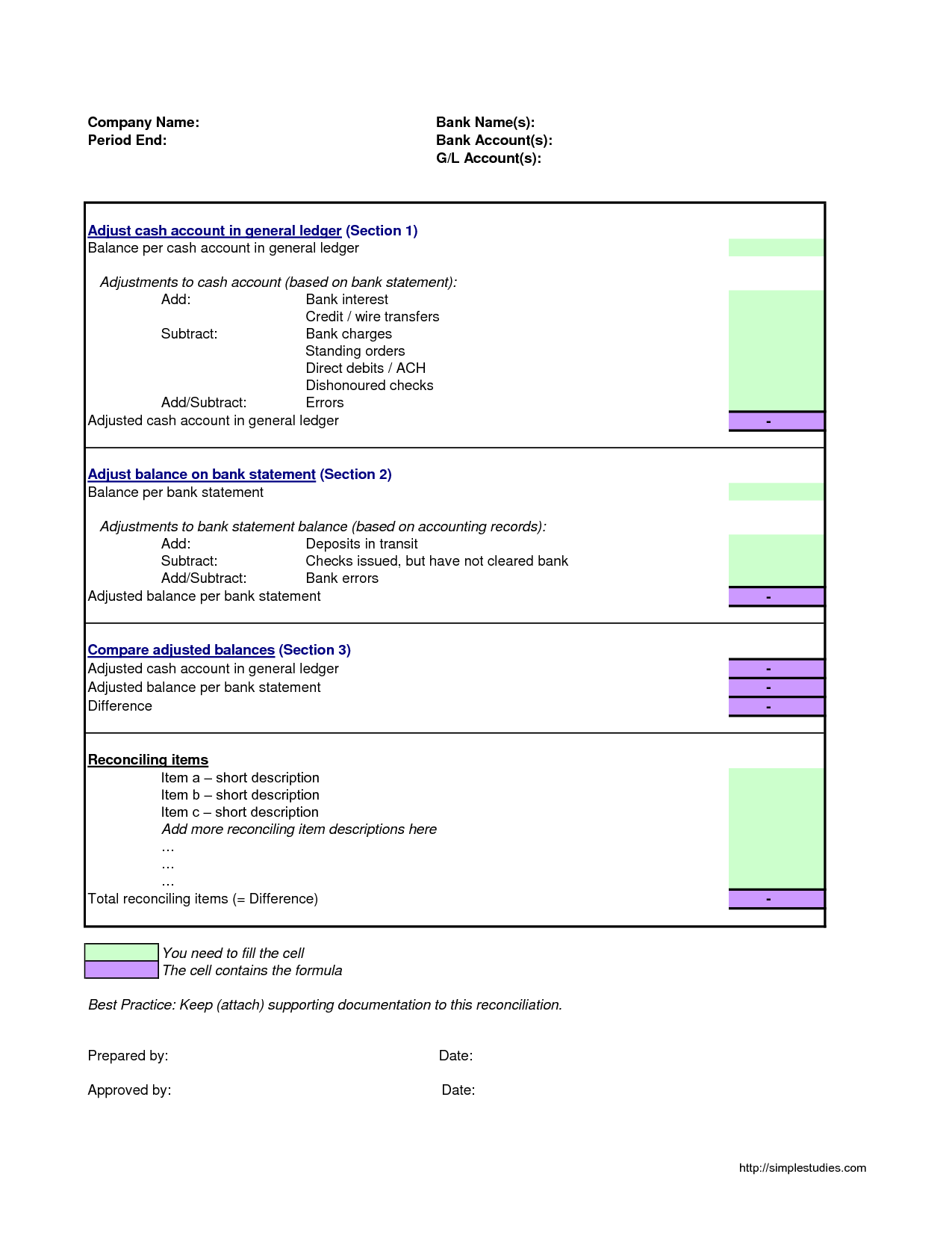 account reconciliation template Kleo.beachfix.co account reconciliation template Kleo.beachfix.co