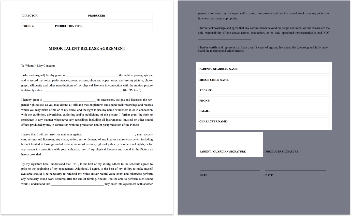 The Complete Guide to Actor Release Forms (FREE Template) The Complete Guide to Actor Release Forms (FREE Template)