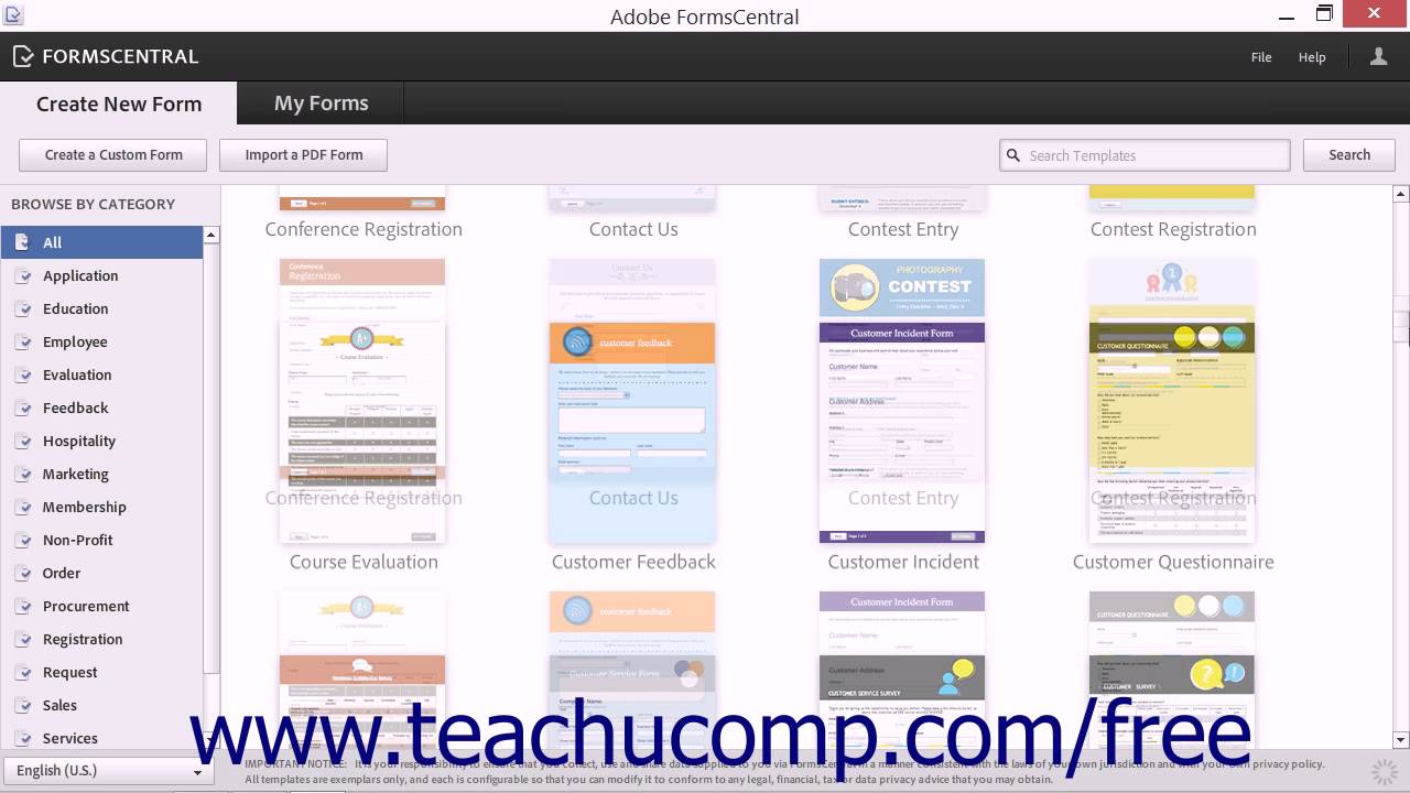 Creating Forms from Templates Adobe Acrobat XI Training Tutorial Creating Forms from Templates Adobe Acrobat XI Training Tutorial