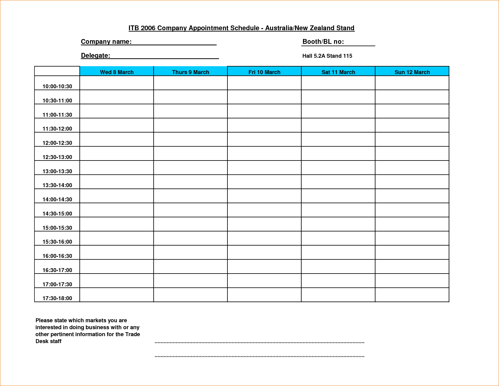 Appointment Calendar Templates Appointment Calendar Templates