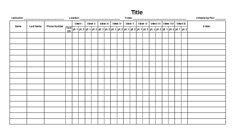 attendance record template Kleo.beachfix.co attendance record template Kleo.beachfix.co