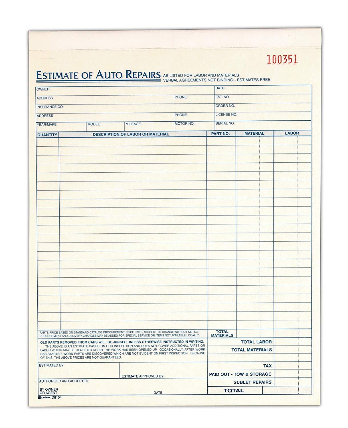body shop estimate forms Tier.brianhenry.co body shop estimate forms Tier.brianhenry.co