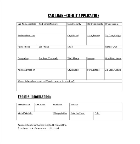 Fillable Online Auto Loan Application Wilderness Adventure Books Fillable Online Auto Loan Application Wilderness Adventure Books