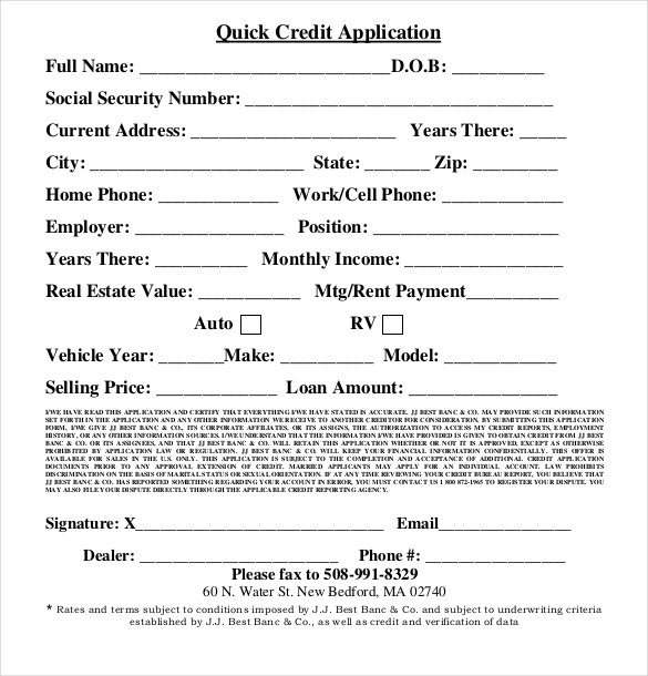Fillable Online CREDIT APPLICATION TD Auto Finance, LLC Fax Fillable Online CREDIT APPLICATION TD Auto Finance, LLC Fax