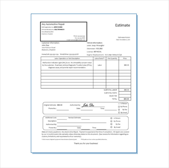Free Printable Business Forms From Formville Projects To Try Car Free Printable Business Forms From Formville Projects To Try Car