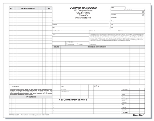 Repair Work Order Form Template | Free Printable Business Form Repair Work Order Form Template | Free Printable Business Form
