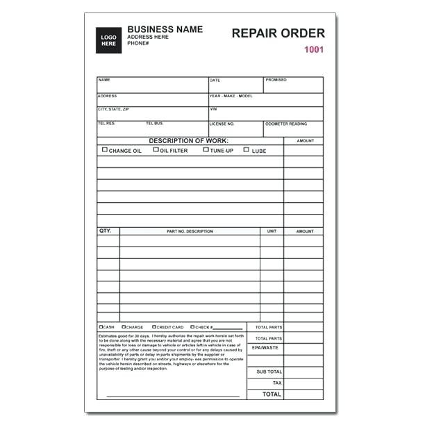 Auto Mechanic Work Order Template Awesome Auto Repair Order Auto Mechanic Work Order Template Awesome Auto Repair Order