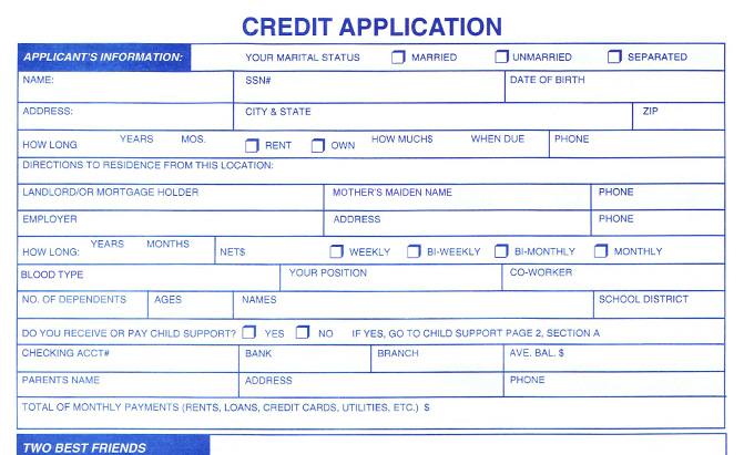 Credit Application Template 32+ Examples in PDF, Word | Free Credit Application Template 32+ Examples in PDF, Word | Free