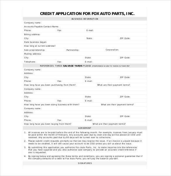automotive credit application template Kleo.beachfix.co automotive credit application template Kleo.beachfix.co