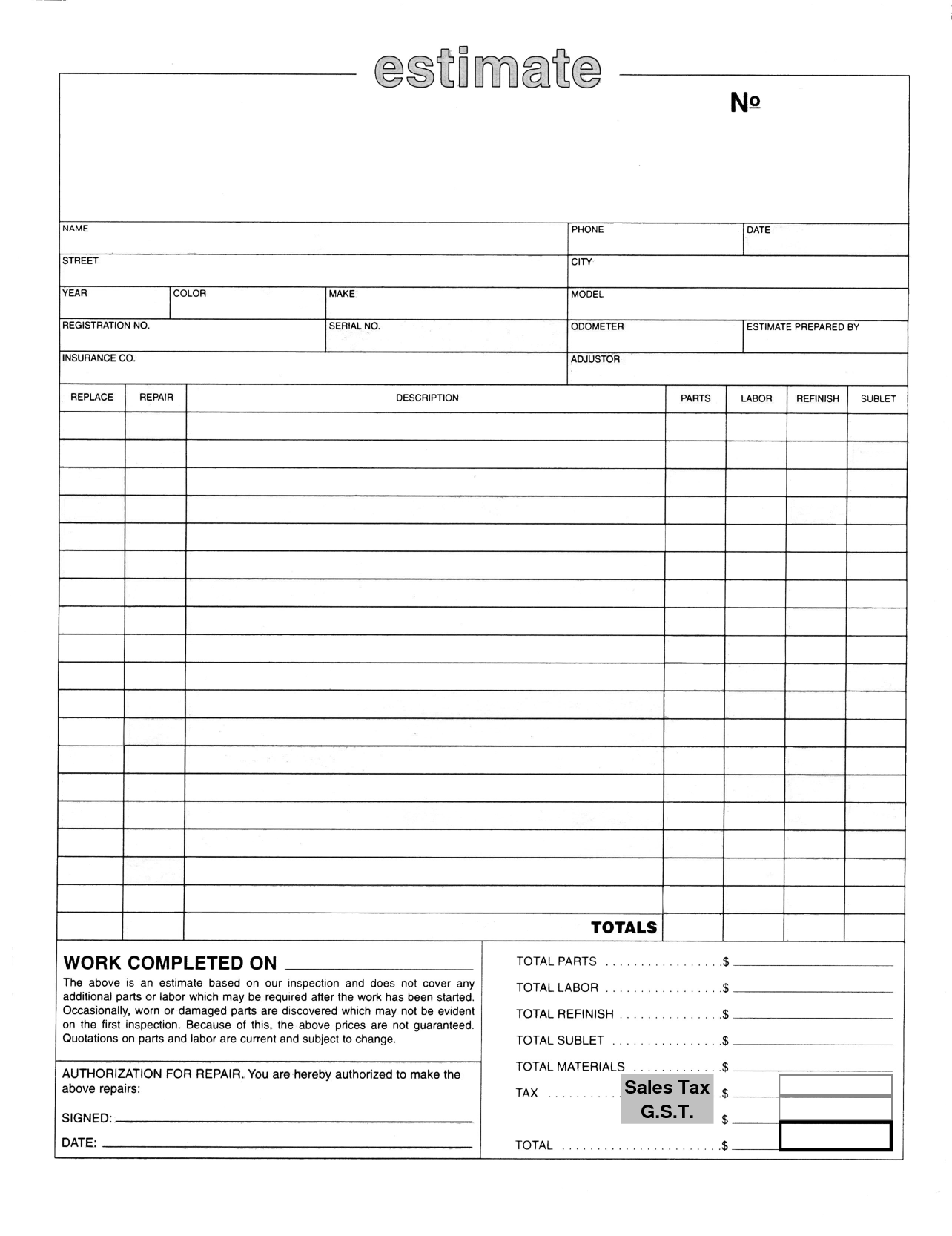 20+ Repair Estimate Templates Word, Excel, PDF | Free & Premium 20+ Repair Estimate Templates Word, Excel, PDF | Free & Premium