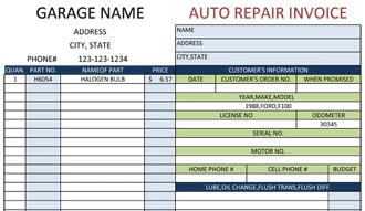 Auto Repair Order Template Free Auto Repair Work Order Template Auto Repair Order Template Free Auto Repair Work Order Template