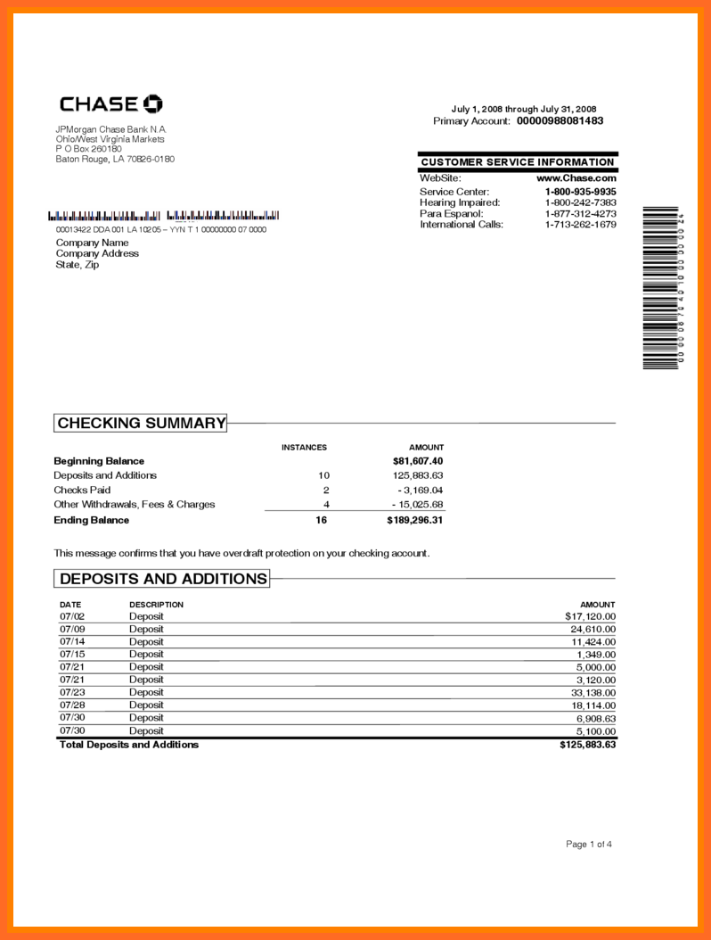 Sample Bank Statement Template All Pictures Add – Dreamswebsite Sample Bank Statement Template All Pictures Add – Dreamswebsite