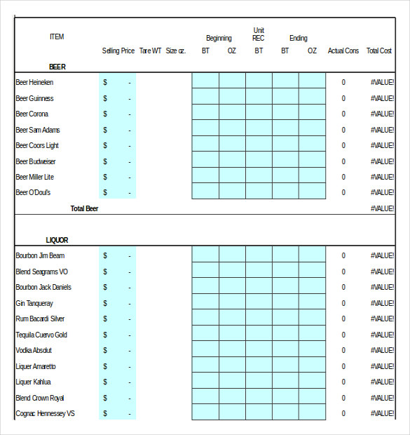 10+ Liquor Inventory Templates PDF, DOC, Xls | Free & Premium 10+ Liquor Inventory Templates PDF, DOC, Xls | Free & Premium
