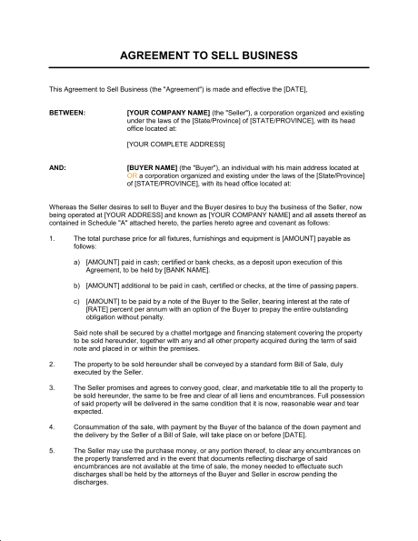 agreement of purchase and sale of business assets template bill of agreement of purchase and sale of business assets template bill of