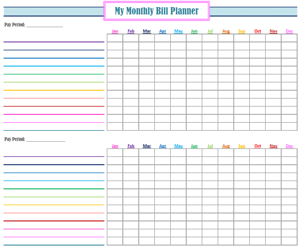 monthly bill template April.onthemarch.co monthly bill template April.onthemarch.co