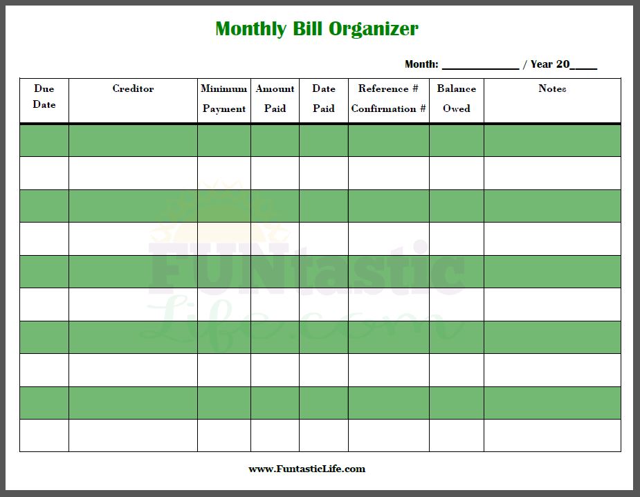 bill planner April.onthemarch.co bill planner April.onthemarch.co