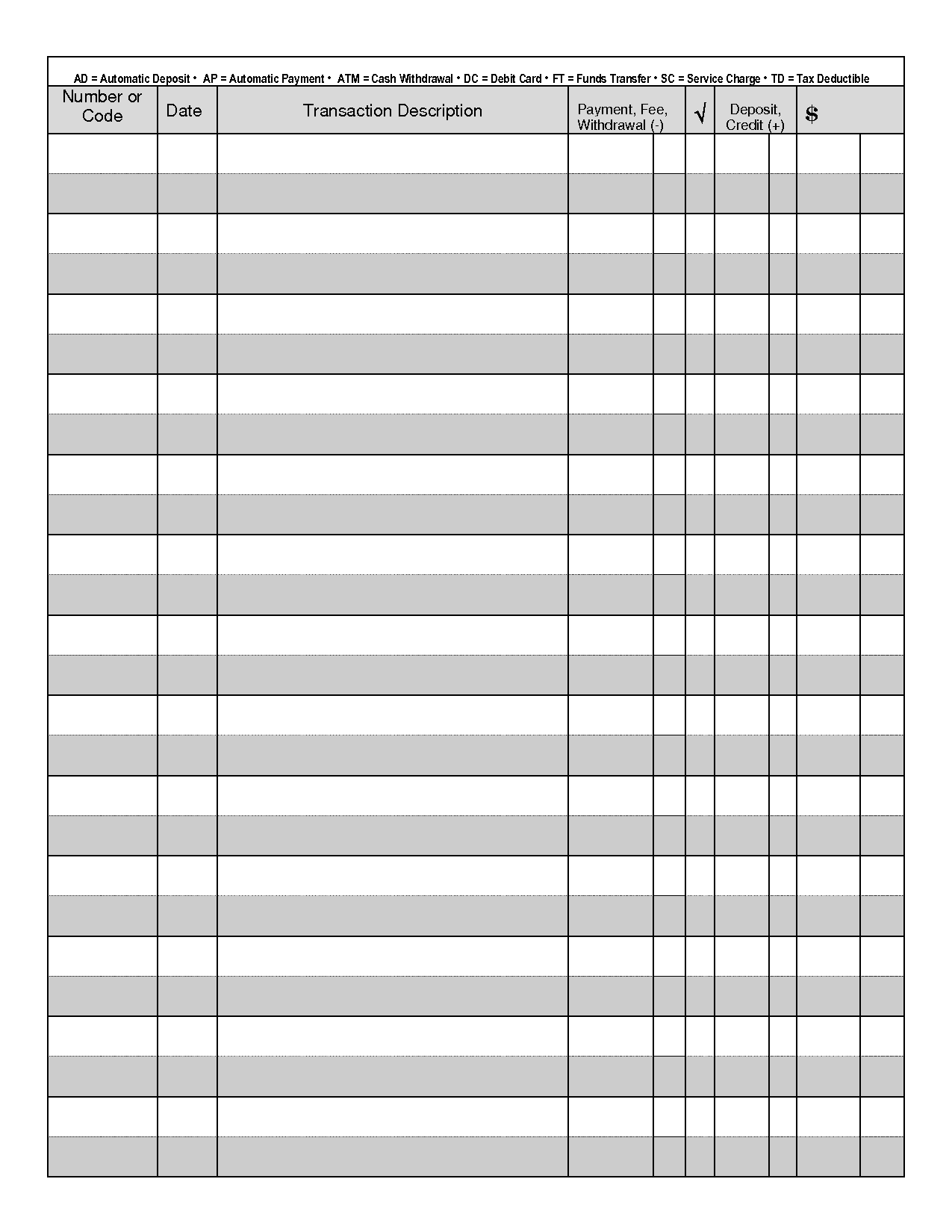 Sample Check Register Template 10+ Free Sample, Example, Format Sample Check Register Template 10+ Free Sample, Example, Format