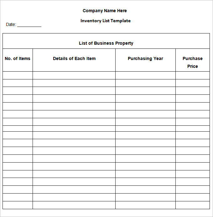 free excel sample blank inventory spreadsheet templates Free free excel sample blank inventory spreadsheet templates Free