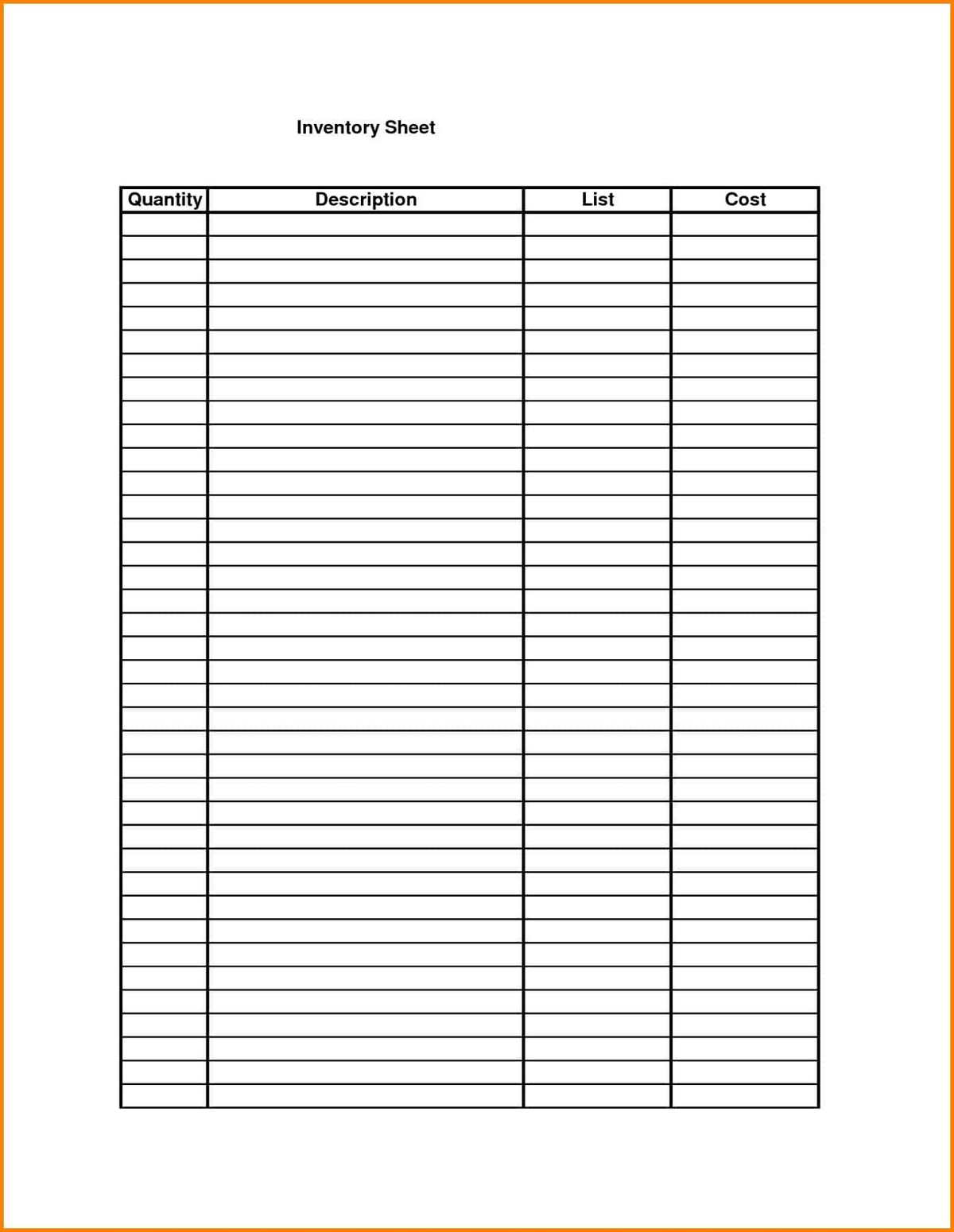 Printable Blank Inventory Spreadsheet | apcc2017 Printable Blank Inventory Spreadsheet | apcc2017