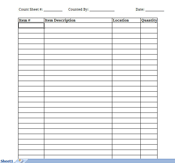 blank inventory form Kleo.beachfix.co blank inventory form Kleo.beachfix.co