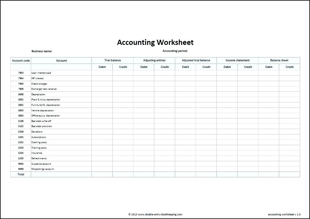 Free Accounting Templates in Excel Free Accounting Templates in Excel