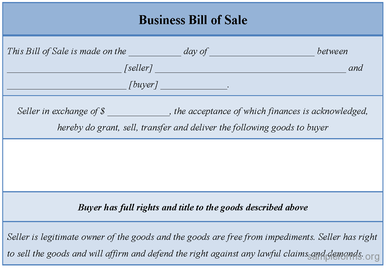 business bill of sale template business bill of sale template