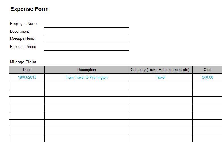 business expense form template free 28 images best photos of business expense form template free 28 images best photos of