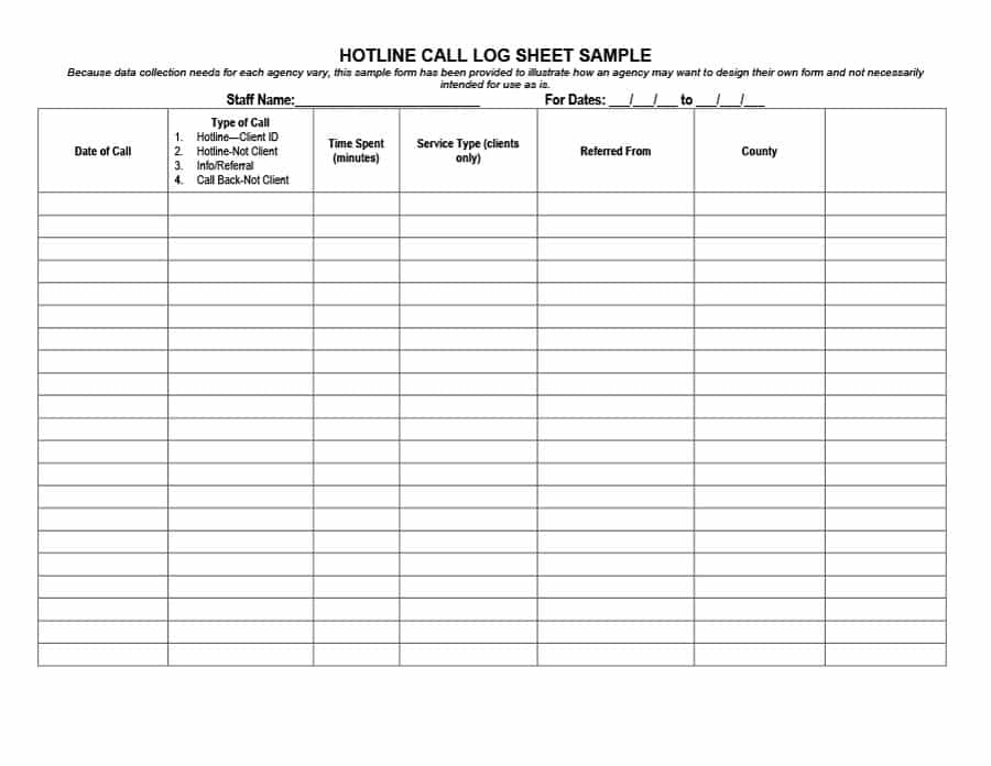 sample call log sheet April.onthemarch.co sample call log sheet April.onthemarch.co
