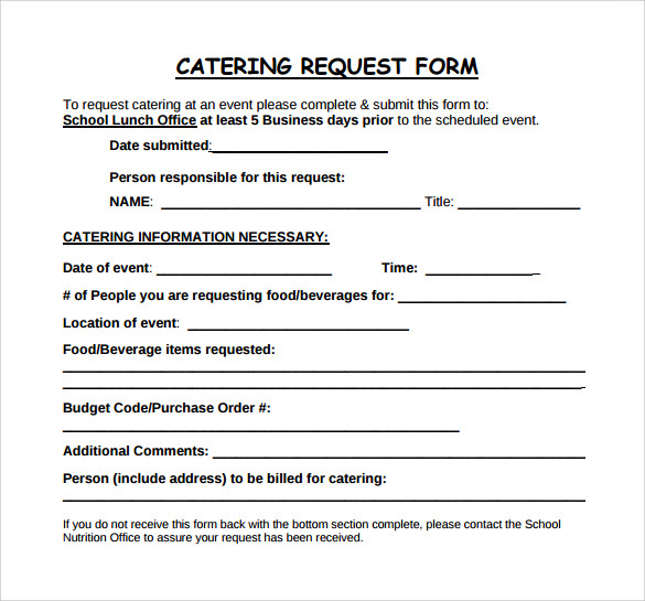 catering order form template word Kleo.beachfix.co catering order form template word Kleo.beachfix.co