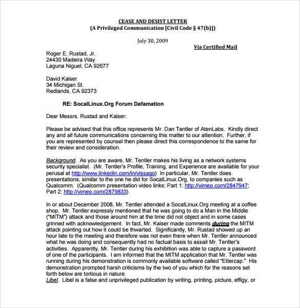 cease and desist template slander Seven Ways On How To Get cease and desist template slander Seven Ways On How To Get