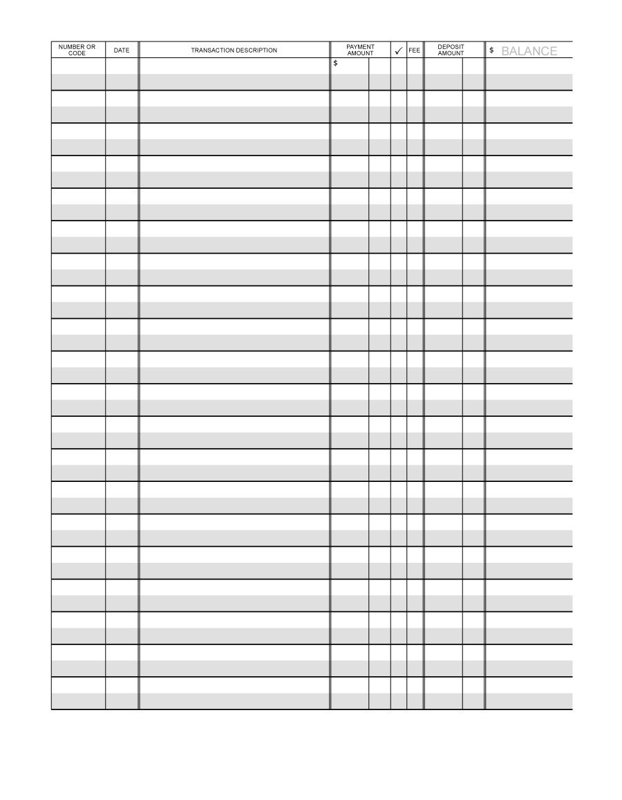 free printable checkbook ledger Kleo.beachfix.co free printable checkbook ledger Kleo.beachfix.co