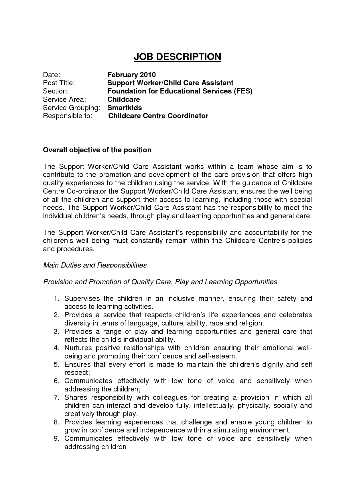 Pleasing Duties Of Child Care Provider Preschool For Resume 33 Pleasing Duties Of Child Care Provider Preschool For Resume 33