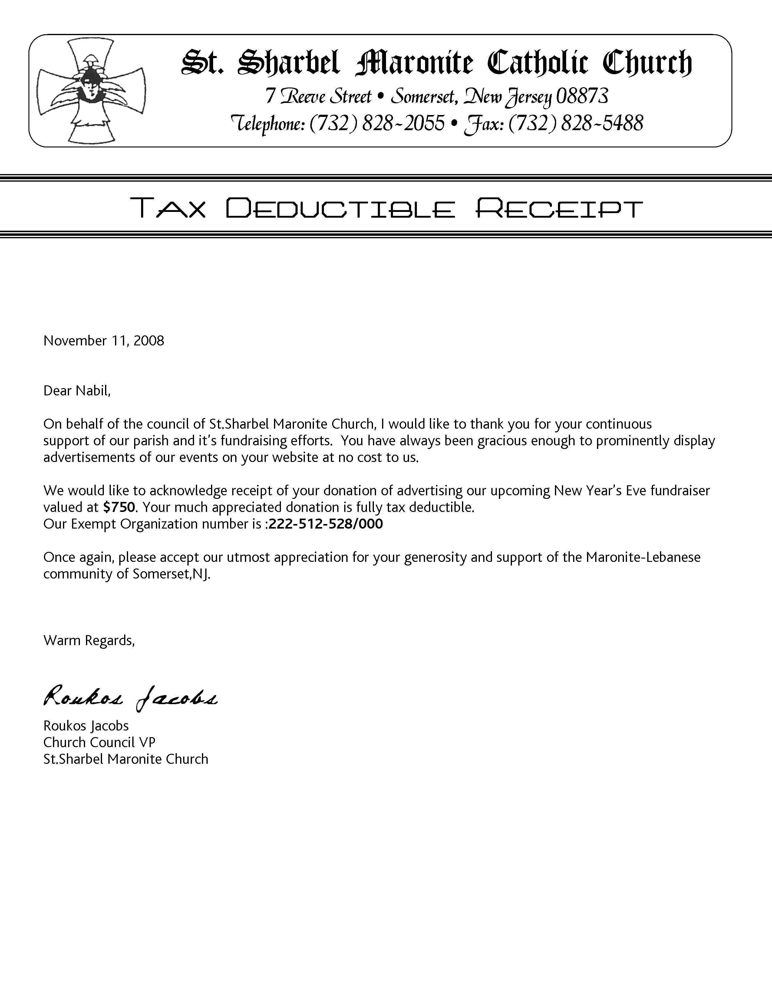 Donation Receipt Letter Design Templates Donation Receipt Letter Design Templates