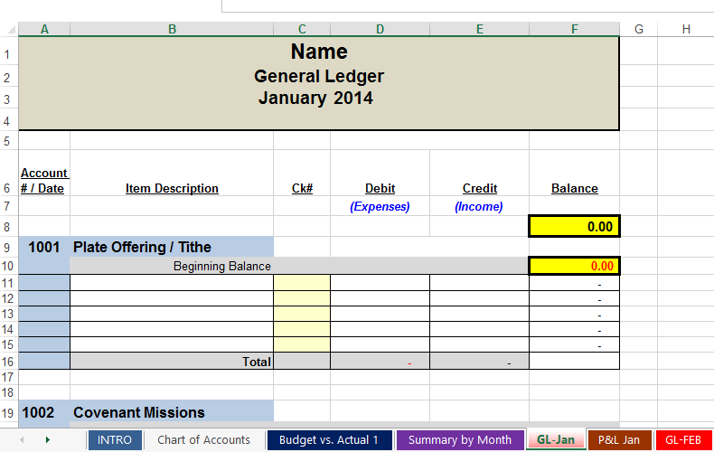 Free Spreadsheets to track Church and Non Profit Expenses Free Spreadsheets to track Church and Non Profit Expenses
