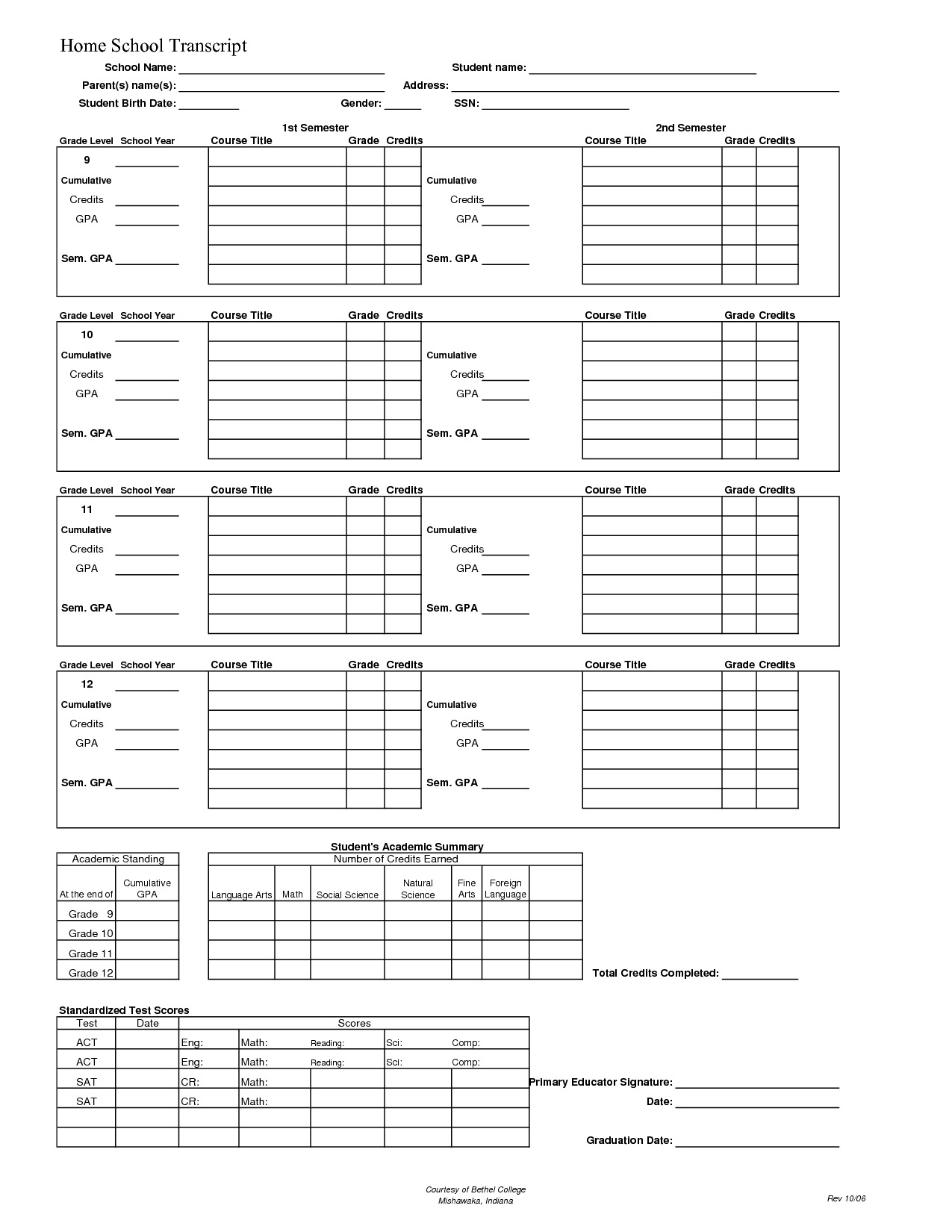 College Transcript Template Microsoft Word Templates : Resume College Transcript Template Microsoft Word Templates : Resume
