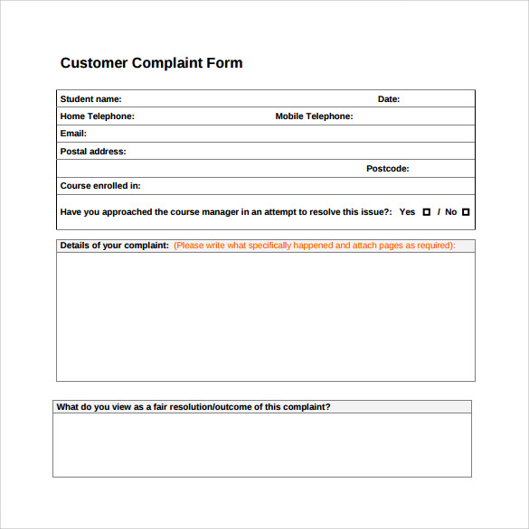 Customer Complaint Form | Microsoft Templates | Pinterest Customer Complaint Form | Microsoft Templates | Pinterest