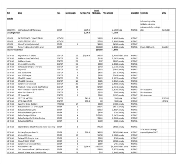 19+ Computer Inventory Templates – Free Sample, Example, Format 19+ Computer Inventory Templates – Free Sample, Example, Format