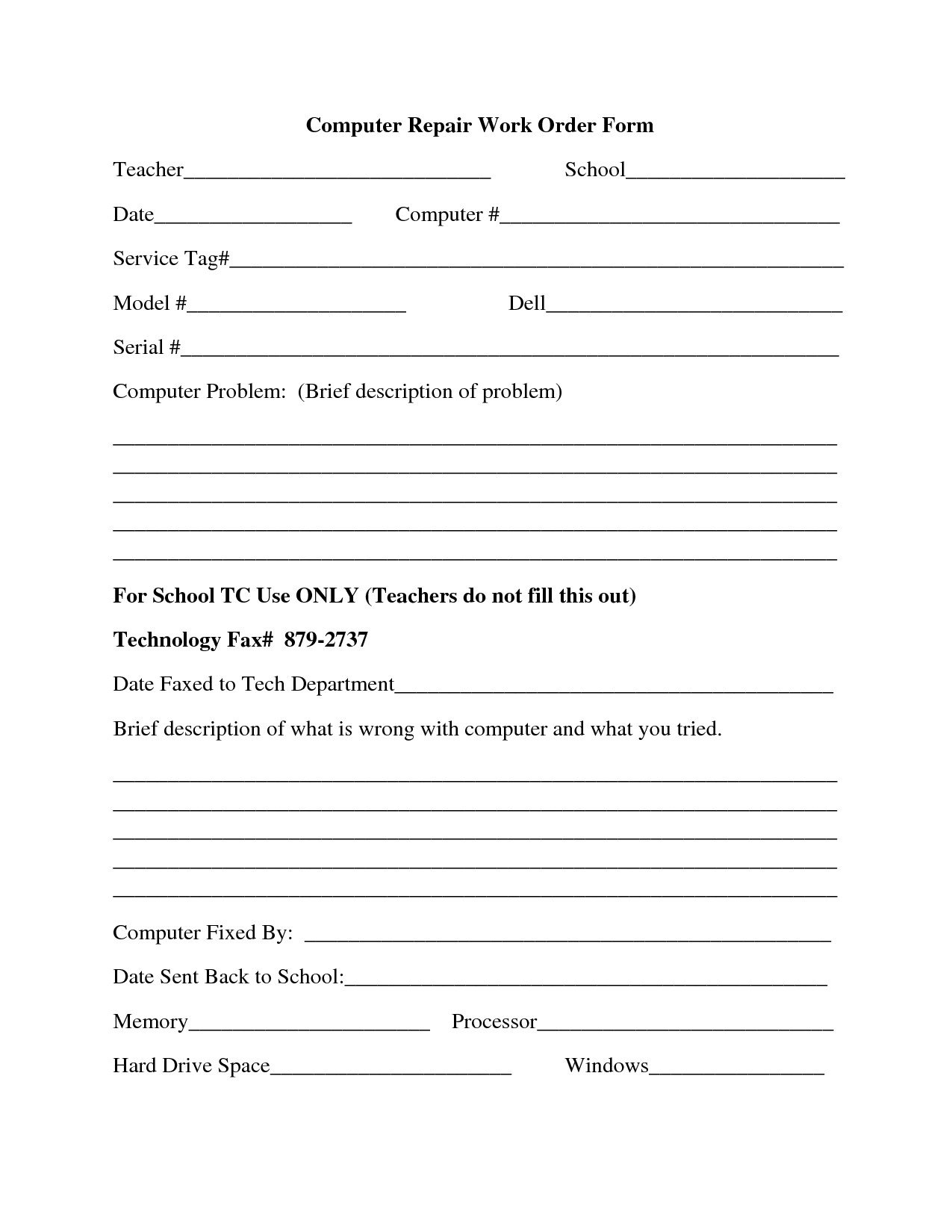 computer work order form Boat.jeremyeaton.co computer work order form Boat.jeremyeaton.co
