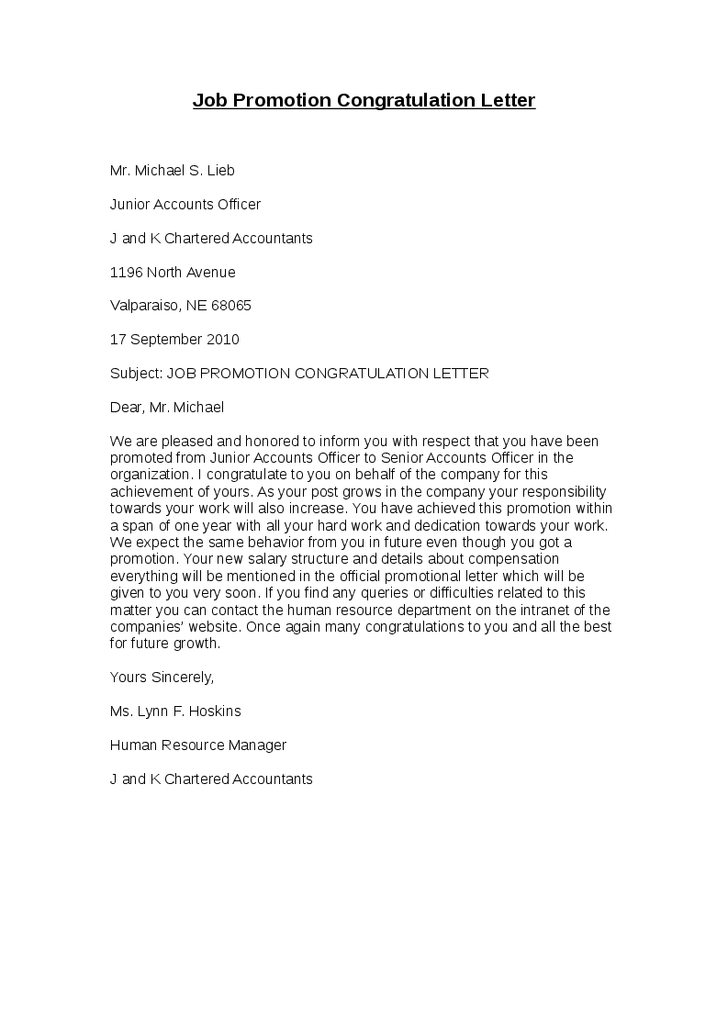 Norwest Financial Promotion to Branch Manager Congratulations Letter … Norwest Financial Promotion to Branch Manager Congratulations Letter …