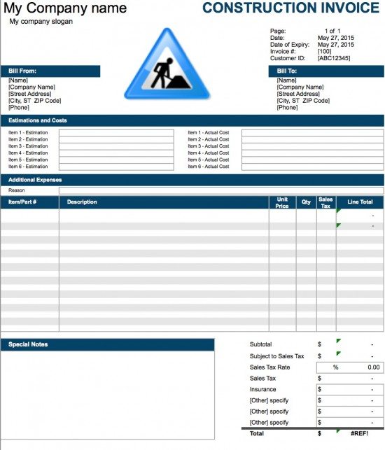 Constructioncompanyinvoiceexamples Construction Work Invoice Constructioncompanyinvoiceexamples Construction Work Invoice
