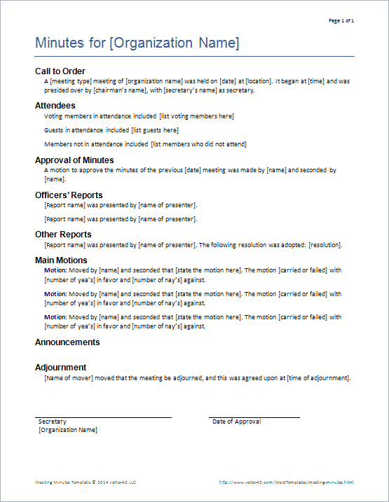 corporate minutes template word Kleo.beachfix.co corporate minutes template word Kleo.beachfix.co