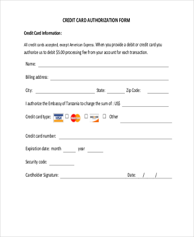 credit card payment authorization form template sample credit card credit card payment authorization form template sample credit card