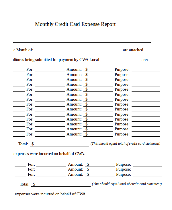 Expense Report 11+ Free Word, Excel, PDF Documents Download Expense Report 11+ Free Word, Excel, PDF Documents Download