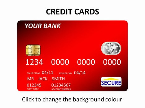 Credit Cards Template Credit Cards Template