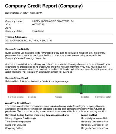 Best Free Credit Report Template 9+ Free Word, PDF Documents Best Free Credit Report Template 9+ Free Word, PDF Documents