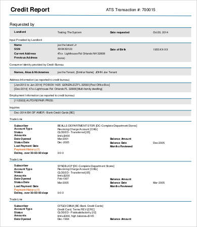 Best Free Credit Report Template 9+ Free Word, PDF Documents Best Free Credit Report Template 9+ Free Word, PDF Documents